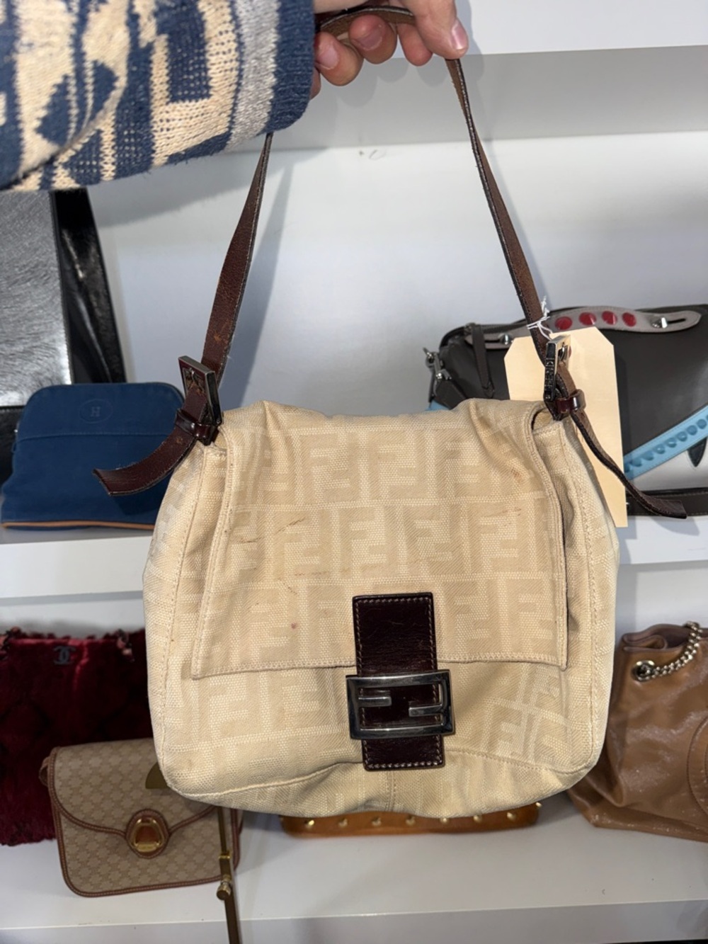 FENDI MAMA ZUCCA BAGUETTE